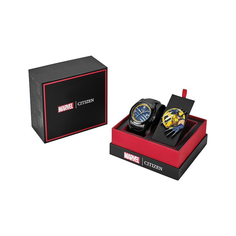 Main Image 1 of Citizen Marvel SNIKT! Wolverine Men's Watch Boxed Set AW1435-66W