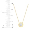 Thumbnail Image 5 of KAY Lab-Grown Diamonds Round-Cut Bezel-Set Solitaire Necklace 1/2 ct tw 10K Yellow Gold (F/SI2) 18"