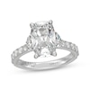 Thumbnail Image 1 of Neil Lane Artistry Heritage Cushion-Cut Lab-Grown Diamond Engagement Ring 4 ct tw Platinum