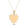 Thumbnail Image 3 of STUDIO BY KAY Diamond "Mom" Heart Necklace 1/10 ct tw 24K Yellow Gold Vermeil Sterling Silver 18"