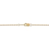 Thumbnail Image 4 of STUDIO BY KAY Diamond "Mom" Heart Necklace 1/10 ct tw 24K Yellow Gold Vermeil Sterling Silver 18"