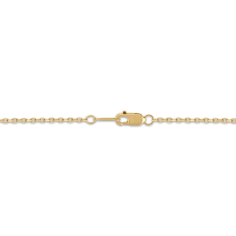 Main Image 4 of STUDIO BY KAY Diamond "Mom" Heart Necklace 1/10 ct tw 24K Yellow Gold Vermeil Sterling Silver 18"