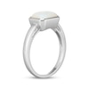 Thumbnail Image 2 of STUDIO BY KAY Emerald-Cut Mother-of-Pearl Ring Sterling Silver