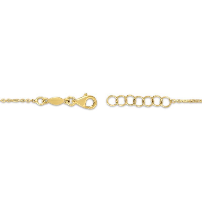 Main Image 3 of Beaded Station Bracelet 10K Yellow Gold 8.25"