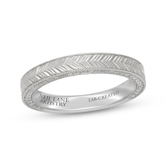 Neil Lane Artistry Heritage Lab-Grown Diamond Wedding Band 1/3 ct tw Platinum