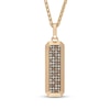 Thumbnail Image 1 of Neil Lane Men's Desert Diamonds Vertical Bar Necklace 3/4 ct tw 10K Yellow Gold 22.5"