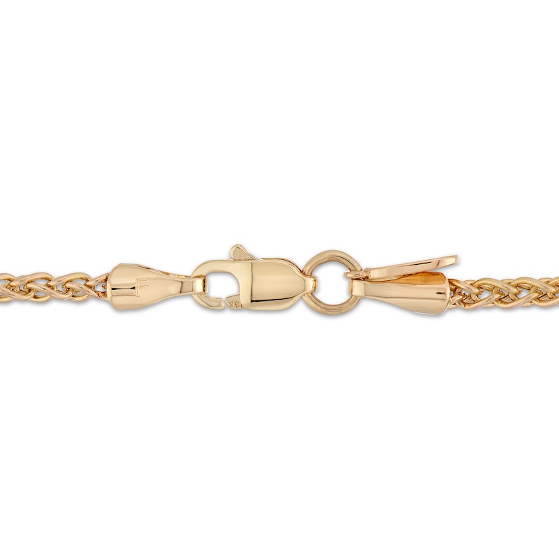 Main Image 4 of Neil Lane Men's Desert Diamonds Vertical Bar Necklace 3/4 ct tw 10K Yellow Gold 22.5"