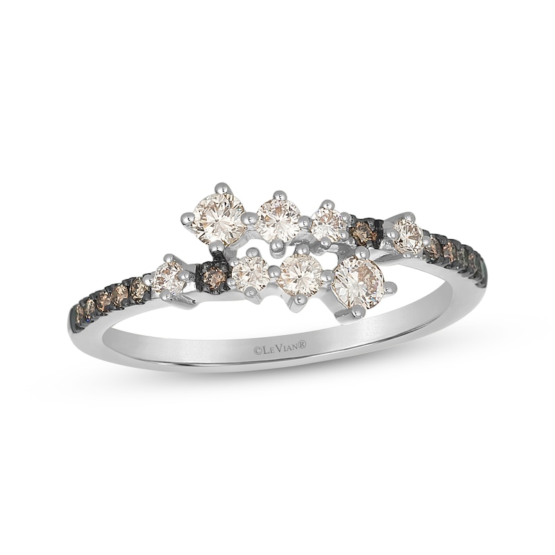 Main Image 1 of Le Vian Desert Diamonds Bypass Ring 3/8 ct tw 14K Vanilla Gold