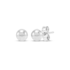 Thumbnail Image 1 of Half-Ball Stud Earrings 14K White Gold 4mm