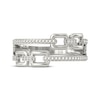 Thumbnail Image 4 of Diamond Accent Chain Link Fashion Ring Sterling Silver