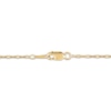 Thumbnail Image 4 of KAY Lab-Grown Diamonds Heart Lock Necklace 1/6 ct tw 18K Yellow Gold-Plated Sterling Silver 18"