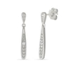Thumbnail Image 2 of Diamond Accent Drop Earrings Sterling Silver
