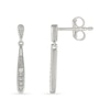Thumbnail Image 3 of Diamond Accent Drop Earrings Sterling Silver