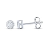 Thumbnail Image 1 of Round-Cut Diamond Solitaire Stud Earrings 1/8 ct tw Sterling Silver (J/I3)