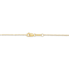 Thumbnail Image 2 of Diamond & Adjustable Chain Tennis Bracelet 1/2 ct tw 10K Yellow Gold 7"