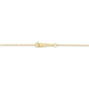 Thumbnail Image 2 of Diamond & Adjustable Chain Tennis Bracelet 1/4 ct tw 10K Yellow Gold 7"