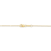 Thumbnail Image 2 of Diamond & Adjustable Chain Tennis Bracelet 1 ct tw 10K Yellow Gold 7"