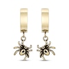 Thumbnail Image 2 of Men's Spider Dangle Hoop Earrings Yellow Ion-Plated Stainless Steel