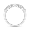 Thumbnail Image 3 of Now + Forever Lab-Grown Diamonds Emerald-Cut Seven-Stone Anniversary Ring 1-1/2 ct tw 14K White Gold