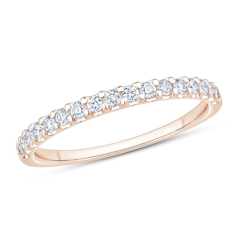 Main Image 1 of Now + Forever Diamond Anniversary Ring 1/4 ct tw Round-cut 14K Rose Gold