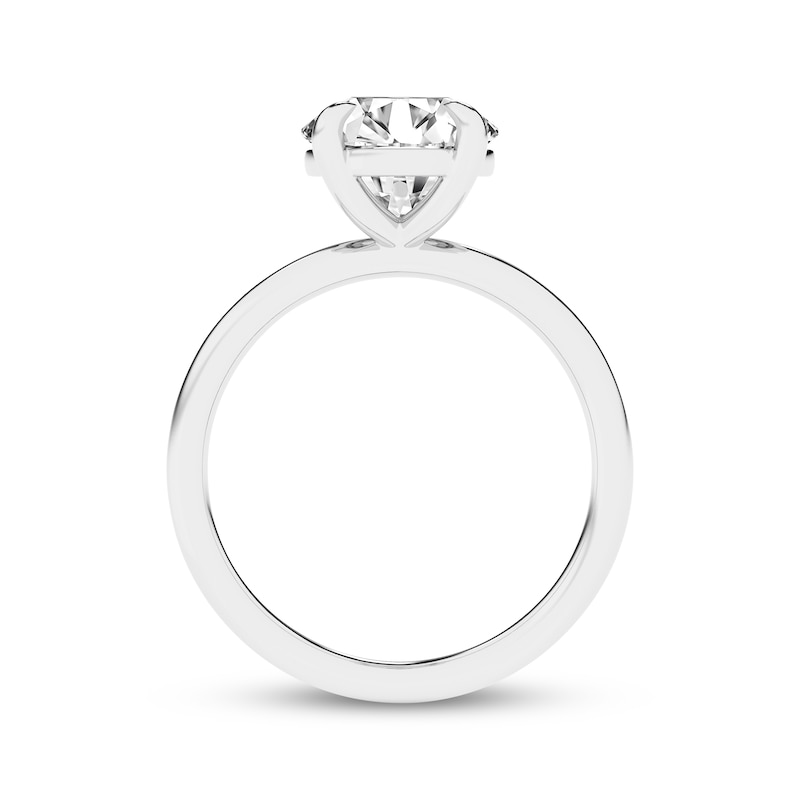 Main Image 2 of Now + Forever Lab-Grown Diamonds Round-Cut Solitaire Engagement Ring 3 ct tw 14K White Gold (F/VS2)