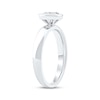 Thumbnail Image 2 of Now + Forever Lab-Grown Diamonds Round-Cut Bezel-Set Solitaire Engagement Ring 1 ct tw 14K White Gold (F/VS2)