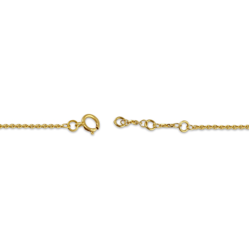 Main Image 3 of STUDIO BY KAY Baguette-Cut Lab-Created Emerald Bracelet 24K Yellow Gold Vermeil Sterling Silver 7.5"