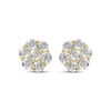 Thumbnail Image 2 of Children's Cubic Zirconia Flower Stud Earrings 14K Yellow Gold