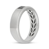 Thumbnail Image 2 of Neil Lane Men's Baguette-Cut Black Diamond Wedding Band 1/2 ct tw 14K White Gold