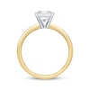Thumbnail Image 3 of Now + Forever Lab-Grown Diamonds Princess-Cut Solitaire Engagement Ring 1-1/2 ct tw 14K Yellow Gold (F/SI2)