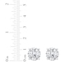 Thumbnail Image 4 of KAY Lab-Grown Diamonds Round-Cut Solitaire Earrings 6 ct tw 14K White Gold (F/VS2)