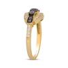 Thumbnail Image 2 of Le Vian Vault Diamond Three-Stone Ring 5/8 ct tw 14K Honey Gold
