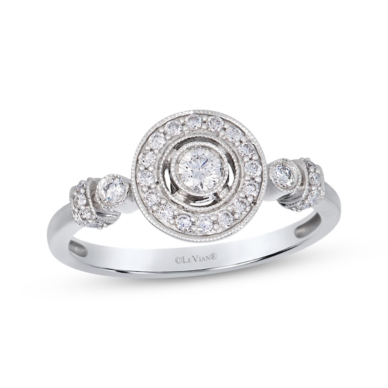 Le Vian Vault Vanilla Diamond Halo Ring 1/3 ct tw Vanilla Gold