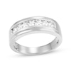 Thumbnail Image 1 of Now + Forever Men's Lab-Grown Diamonds Wedding Band 1/2 ct tw Platinum