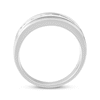 Thumbnail Image 3 of Now + Forever Men's Lab-Grown Diamonds Wedding Band 1/2 ct tw Platinum