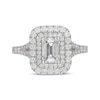 Thumbnail Image 3 of Neil Lane Artistry Heritage Emerald-Cut Lab-Grown Diamond Engagement Ring 1-7/8 ct tw 14K White Gold