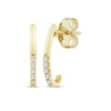Thumbnail Image 1 of KAY Lab-Grown Diamonds J-Hoop Earrings 1/20 ct tw 10K Yellow Gold