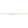Thumbnail Image 2 of Diamond & Adjustable Chain Tennis Necklace 1 ct tw 10K Yellow Gold 18"