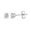 Thumbnail Image 3 of Round-Cut Diamond Solitaire Stud Earrings 1/2 ct tw 10K White Gold (I/I3)