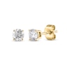 Thumbnail Image 1 of Round-Cut Diamond Solitaire Stud Earrings 1/2 ct tw 10K Yellow Gold (I/I3)