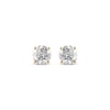 Thumbnail Image 2 of Round-Cut Diamond Solitaire Stud Earrings 1/2 ct tw 10K Yellow Gold (I/I3)