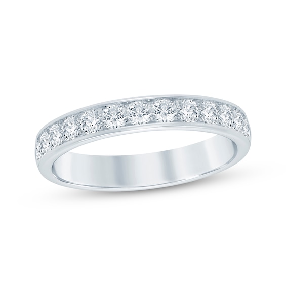Now + Forever Lab-Grown Diamonds Men's Wedding Band 1 ct tw 14K White Gold