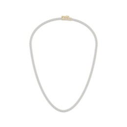 KAY Lab-Grown Diamonds Tennis Necklace 3 ct tw 14K Yellow Gold 16"