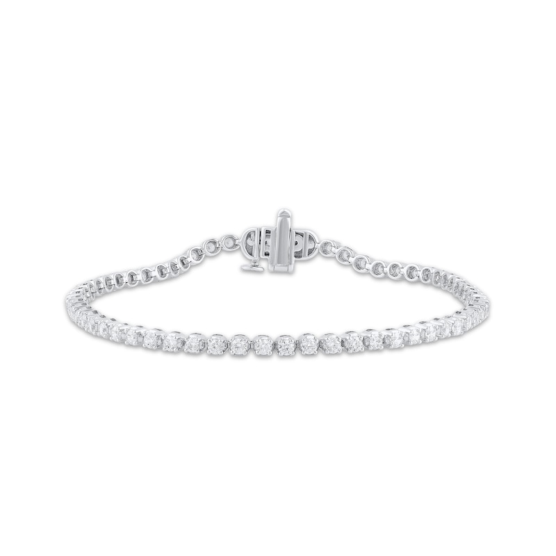 Main Image 1 of Diamond Tennis Bracelet 2 ct tw 10K White Gold