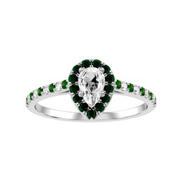 Pear Diamond Bridal Ring