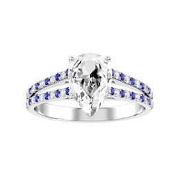Pear Diamond Bridal Ring