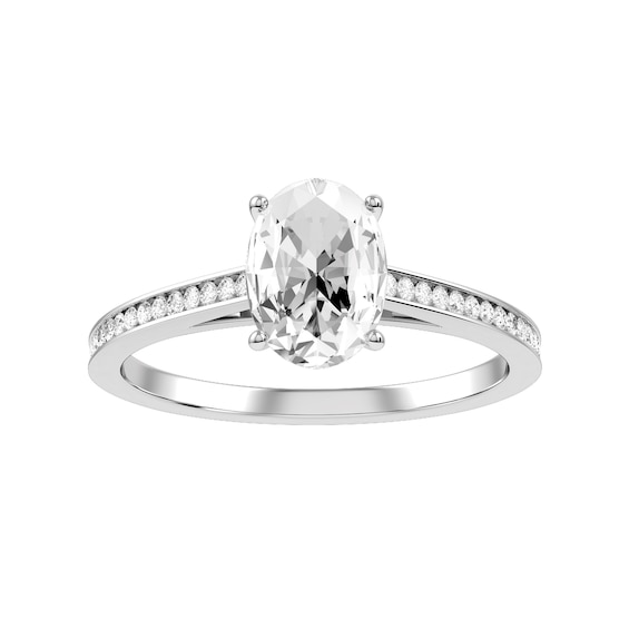 Oval Diamond Bridal Ring