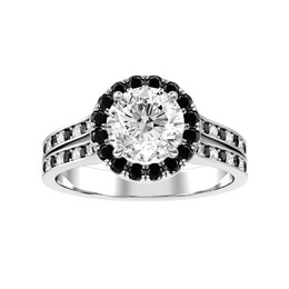 Diamond Bridal Ring 1 1/5 ct tw 10K White Gold