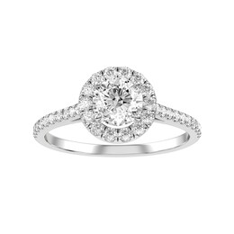 Diamond Bridal Ring 7/8 ct tw 10K White Gold