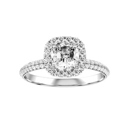 Diamond Bridal Ring 7/8 ct tw 14K White Gold